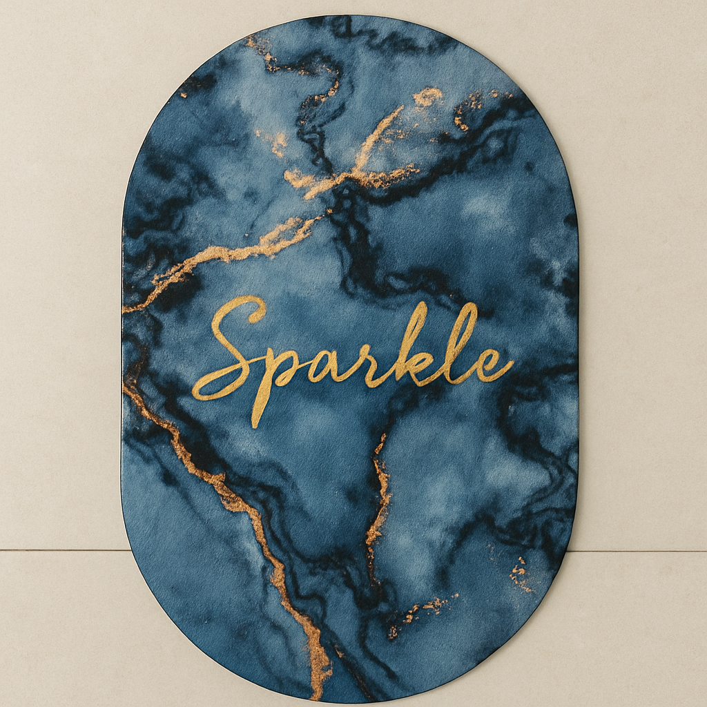 Set of 10 Marble Design Multipurpose Mats – Kitchen, Dining, Floor & Home Deco