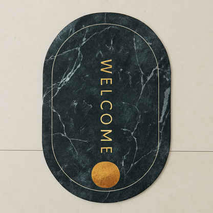 Set of 10 Marble Design Multipurpose Mats – Kitchen, Dining, Floor & Home Deco