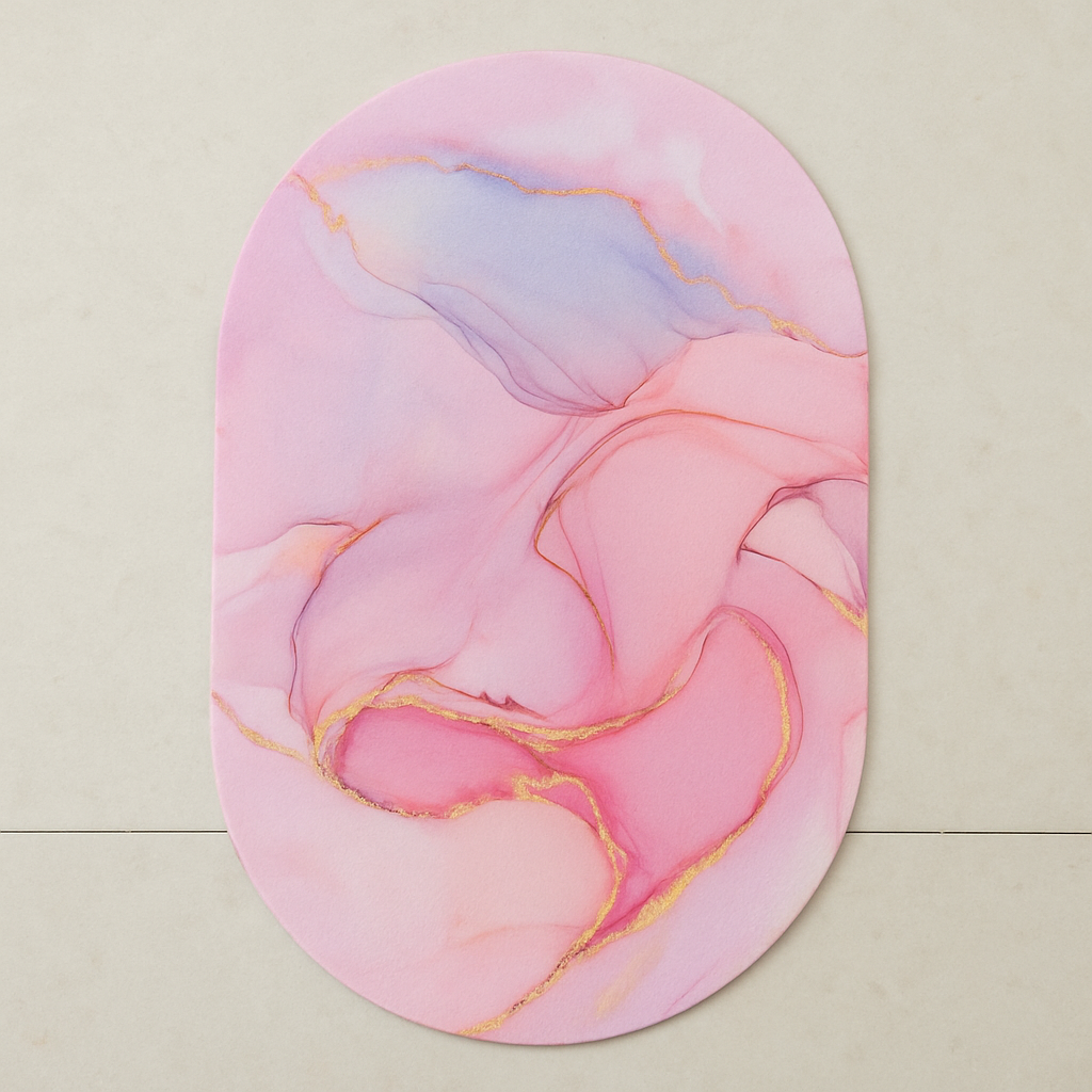 Set of 10 Marble Design Multipurpose Mats – Kitchen, Dining, Floor & Home Deco