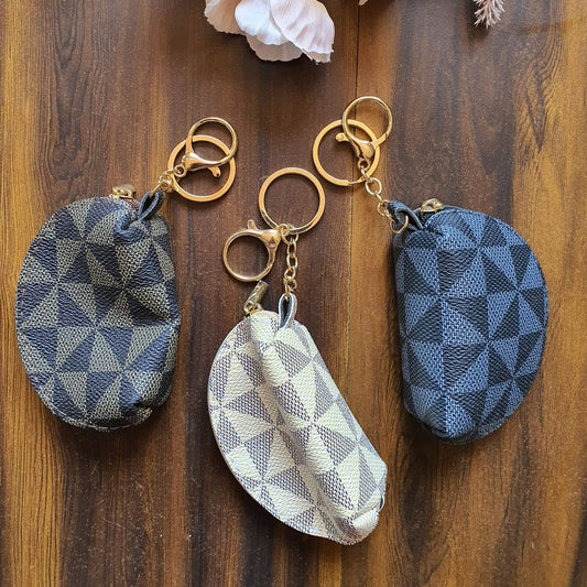 Mini Purse with Keychain – Small Storage Bag for Coins & Accessories