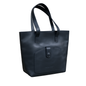 Classic Black Leather Shoulder Tote – Stylish & Durable Handbag(Size - 12x10.5inch)